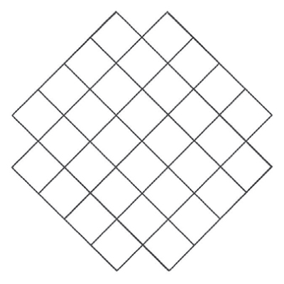 45 Square Bond Laying Pattern