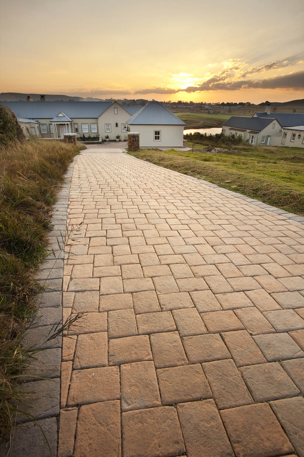 Long driveway paving ideas