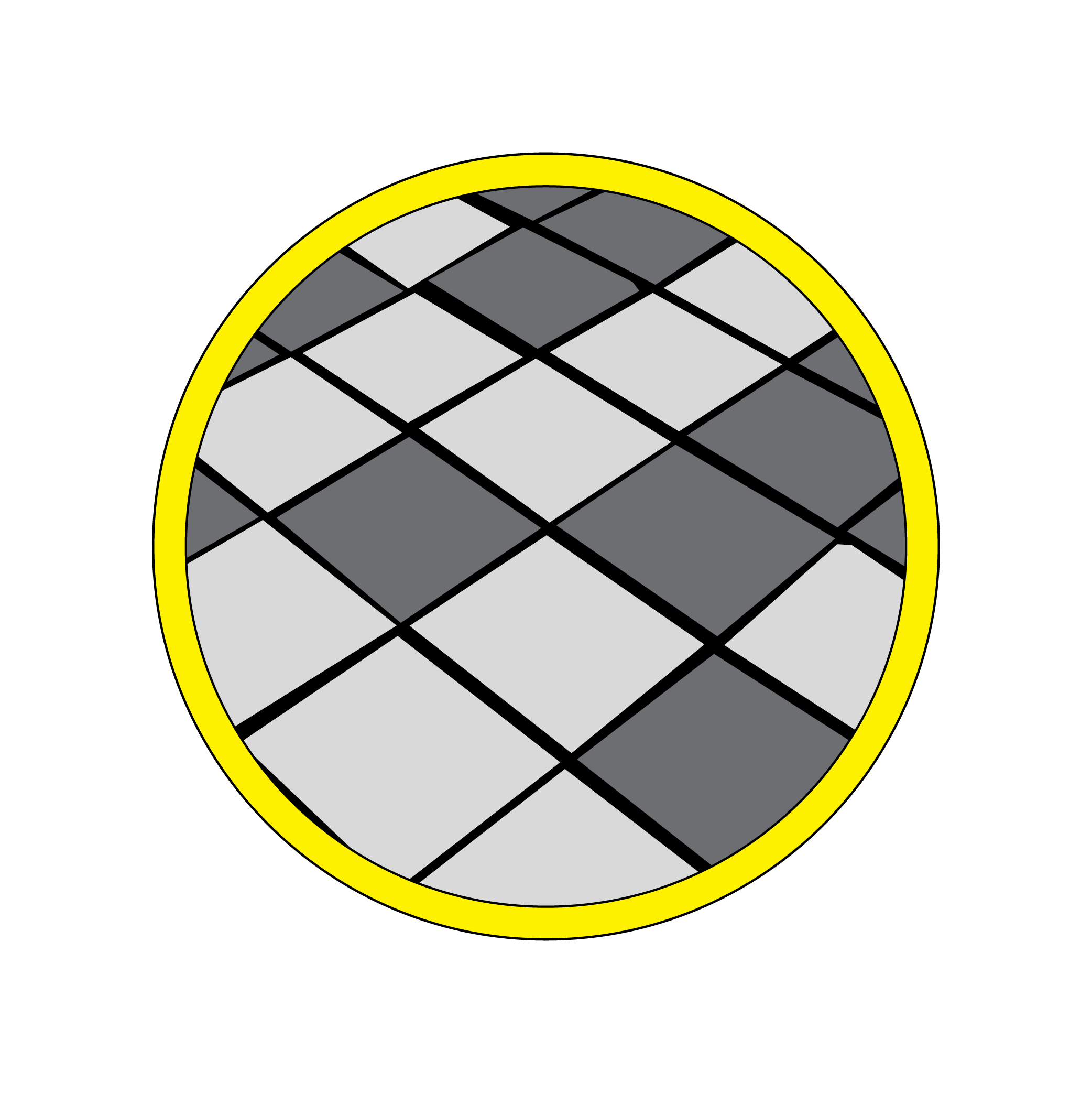 Bad paving icon