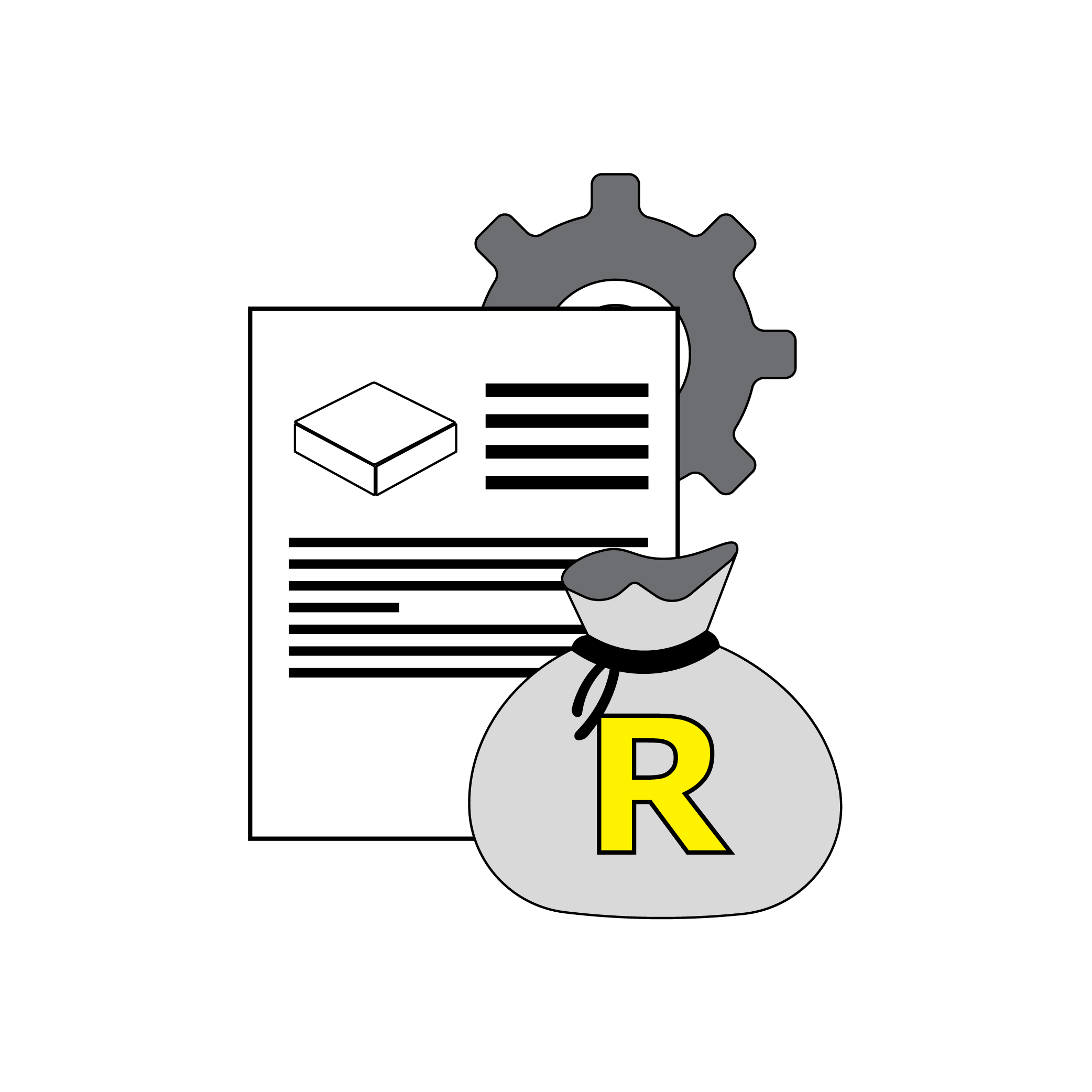 Paving costs icon