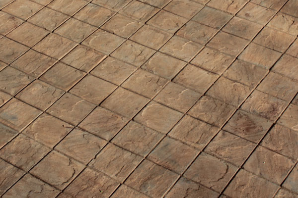 Rustic textured Heritage cobbles in a shade of brown