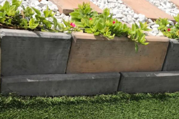 Smartstone DIY firepit used for landscape