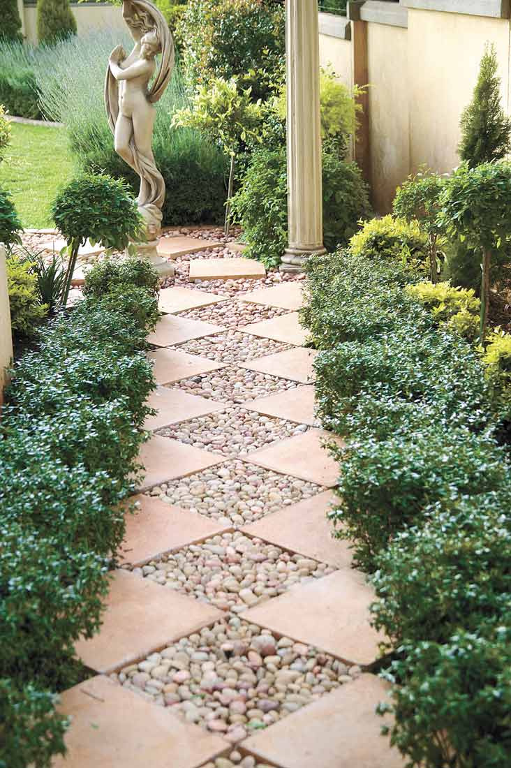 Constantia Paver used as a garden landscaping walkway