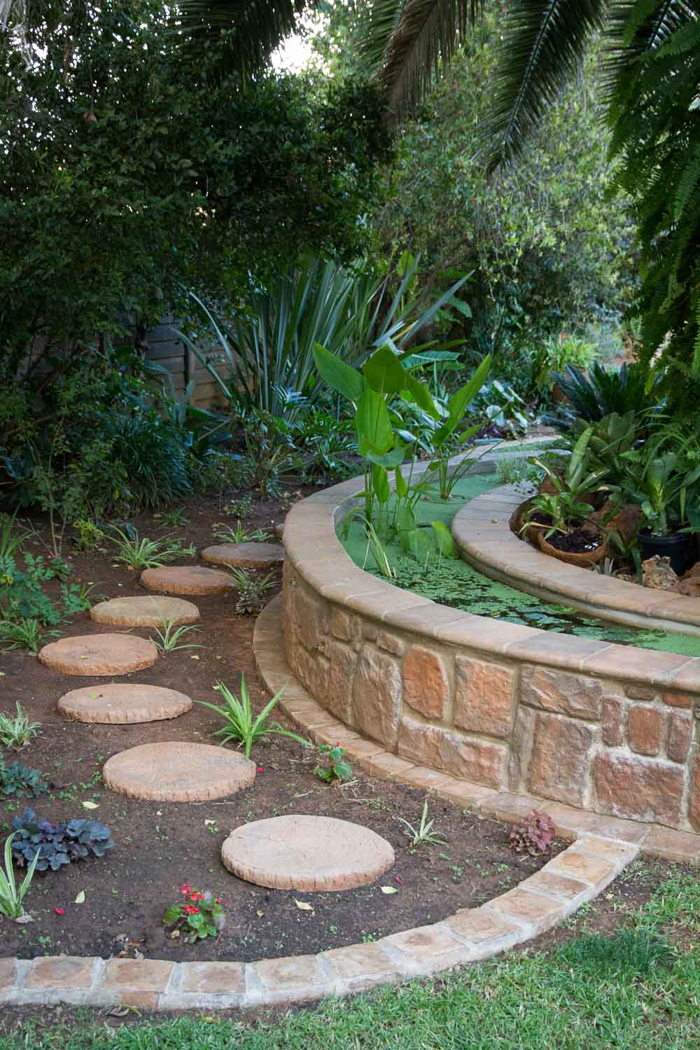 Tree rings used as Stepping Stones