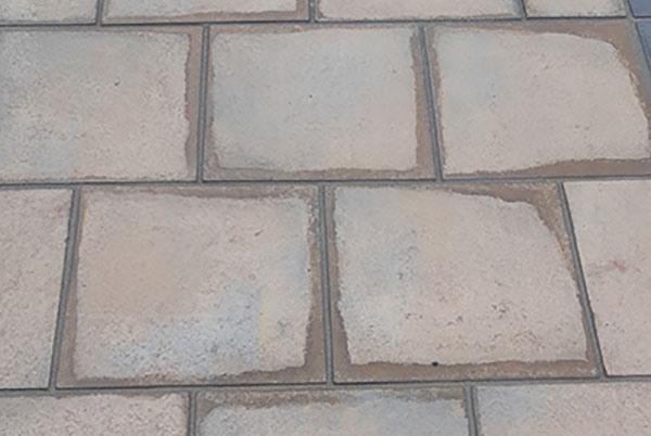 Framing on pavers after installation