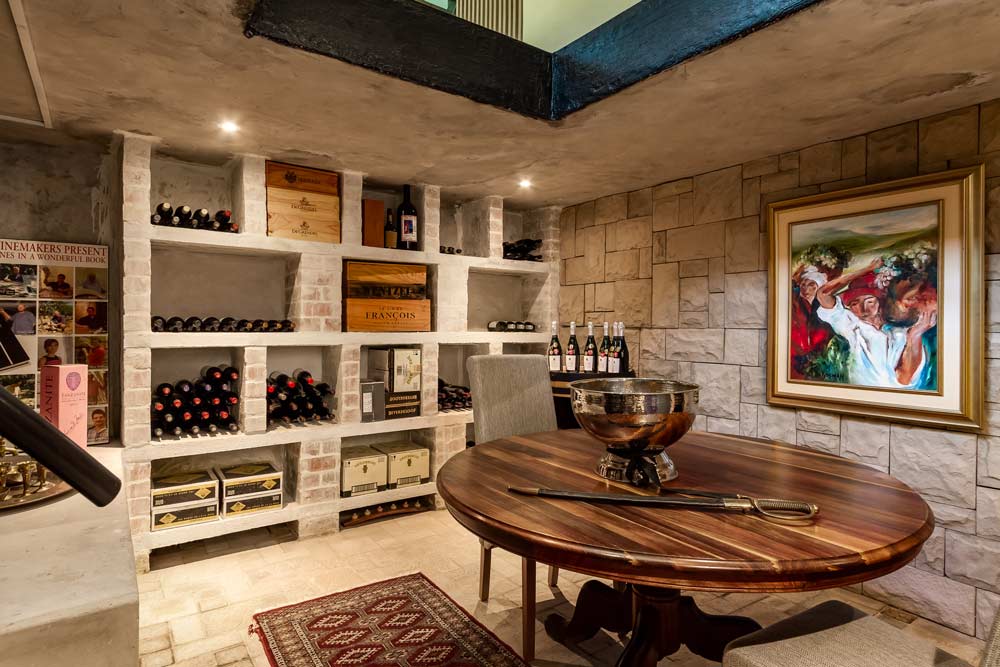 Drakensberg Cladding in Wine Cellar
