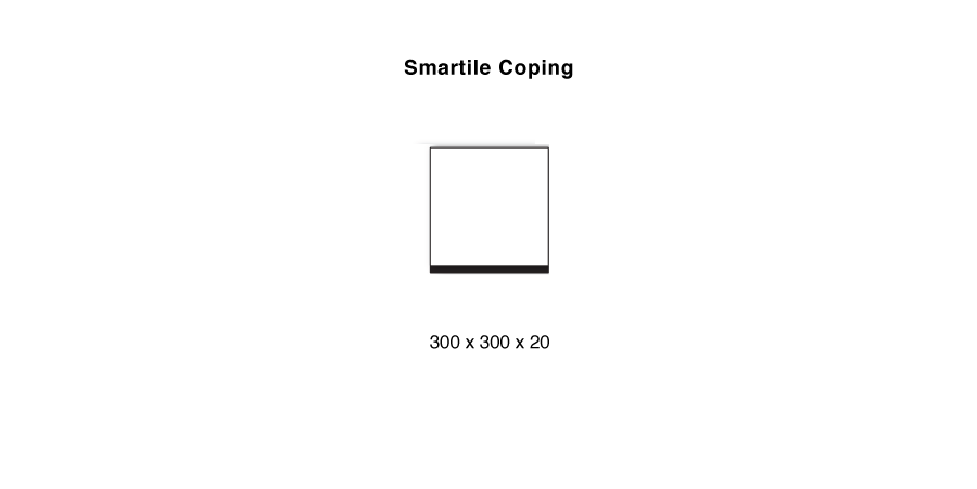 Smartile coping size visualisation